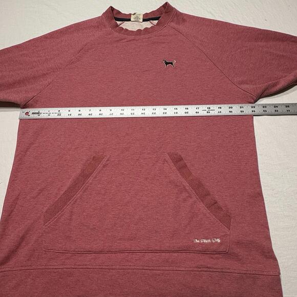 The Black Dog Sweatshirt Crewneck Sweater Salmon Pockets - Mens Med. - Picture 8 of 9